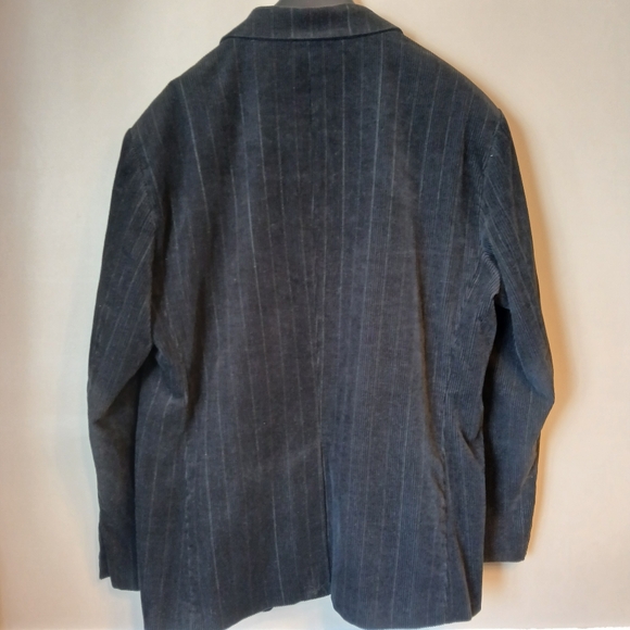 sette ponti Sz XXL Black Corduroy Sports Coat - Picture 4 of 5